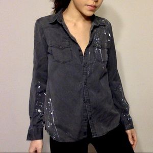 Paint splatter shirt